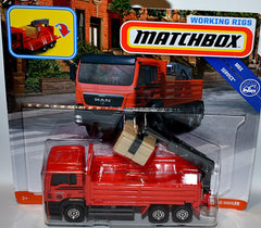 Matchbox Working Rigs: MAN TGS Cargo Hauler with boom