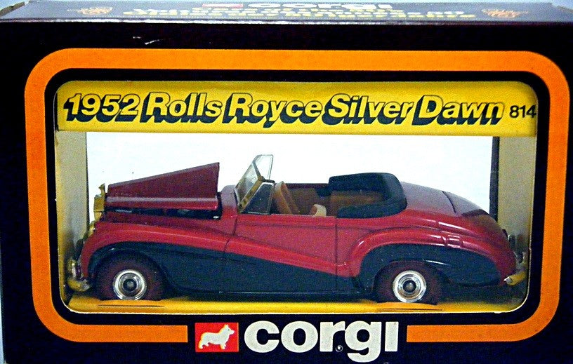  Corgi (C-814) 1952 Rolls Royce Silver Dawn Convertible