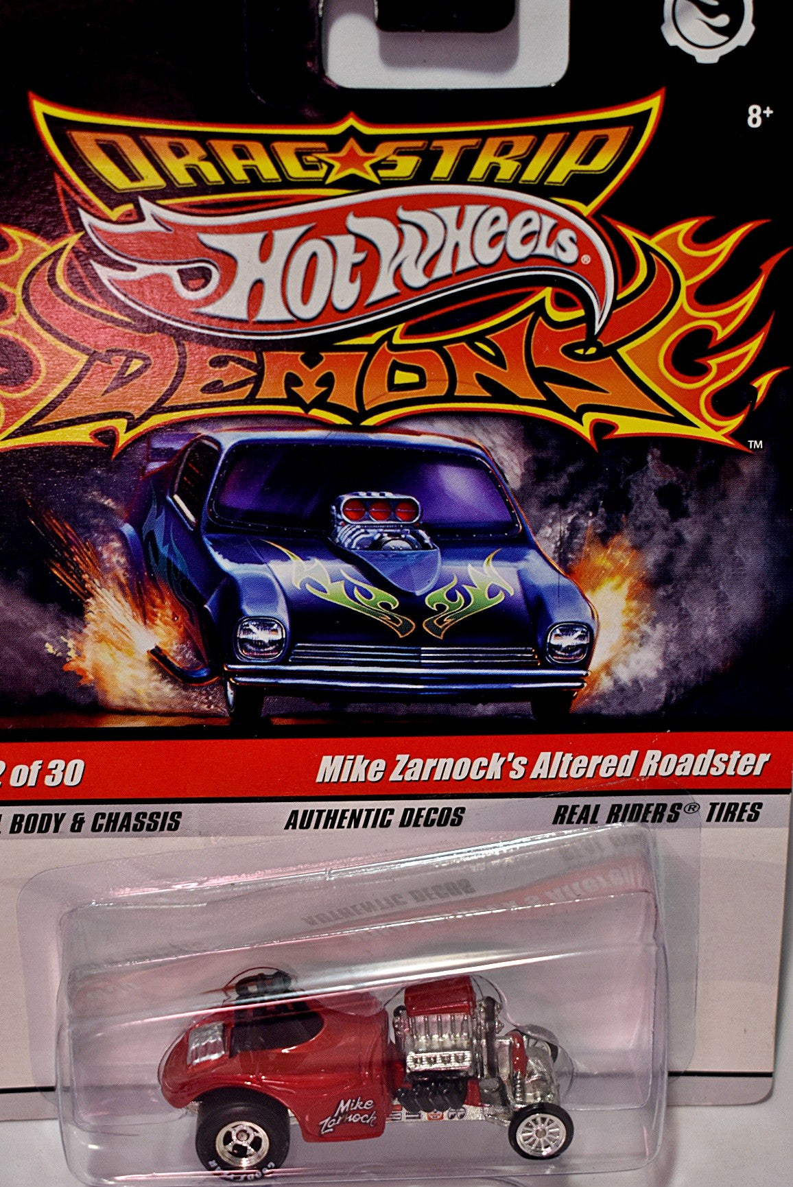 Hot Wheels Dragstrip Demons Mike Zarnock NHRA Altered Roadster