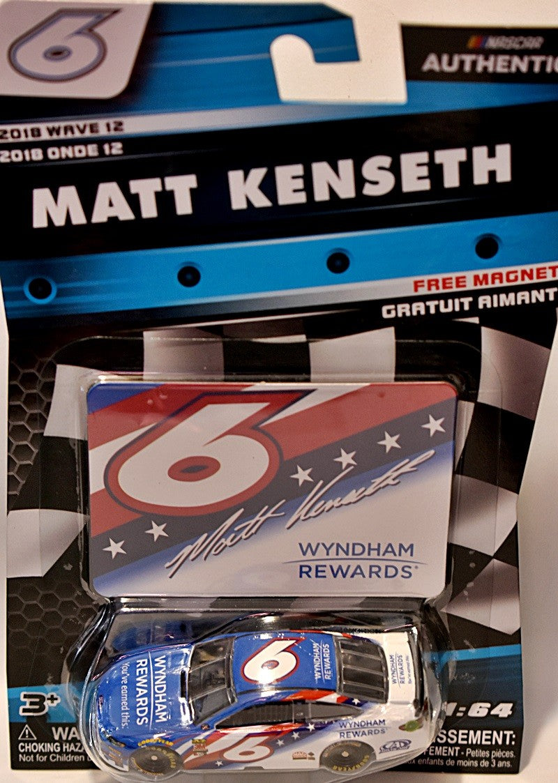 NASCAR Authentics -  Matt Kenseth Wyndham Rewards Ford Fusion Stock Car