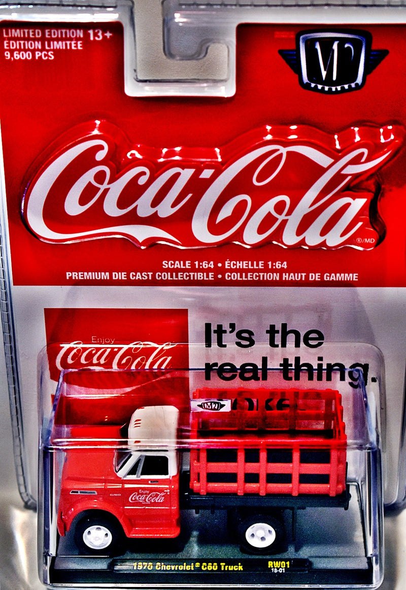 M2 Machines - Coca-Cola - 1975 Chevy G60 Flatbed Truck
