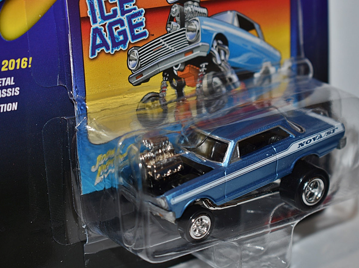 Johnny Lightning R2 - Street Freaks-Zingers - 1963 Chevy Nova "Ice Age"