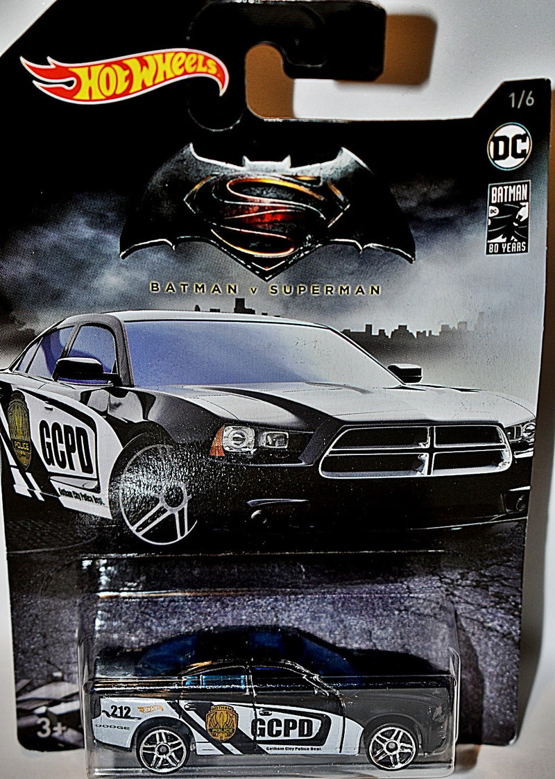 Hot Wheels - Batman - Gotham City PD Dodge Charger Police Pursuit Car