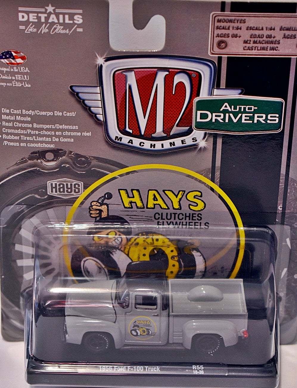 M2 Machines Drivers - Hays 1956 Ford F-100 Pickup Truck