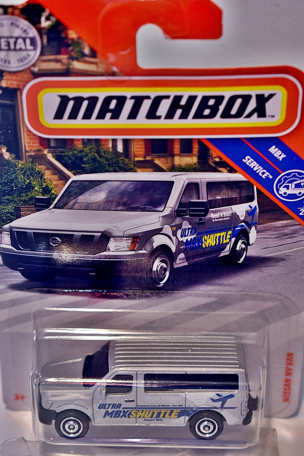 Matchbox Nissan NV Airport Shuttle Van
