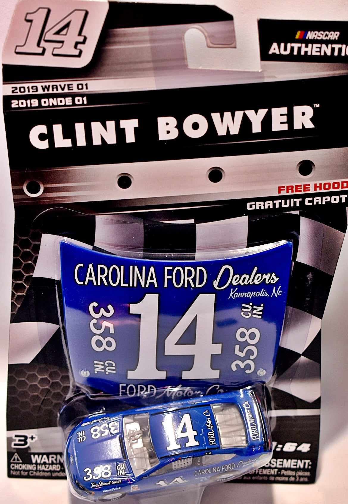 NASCAR Authentics - Clint Bowyer Carolina Ford Dealers Ford Fusion