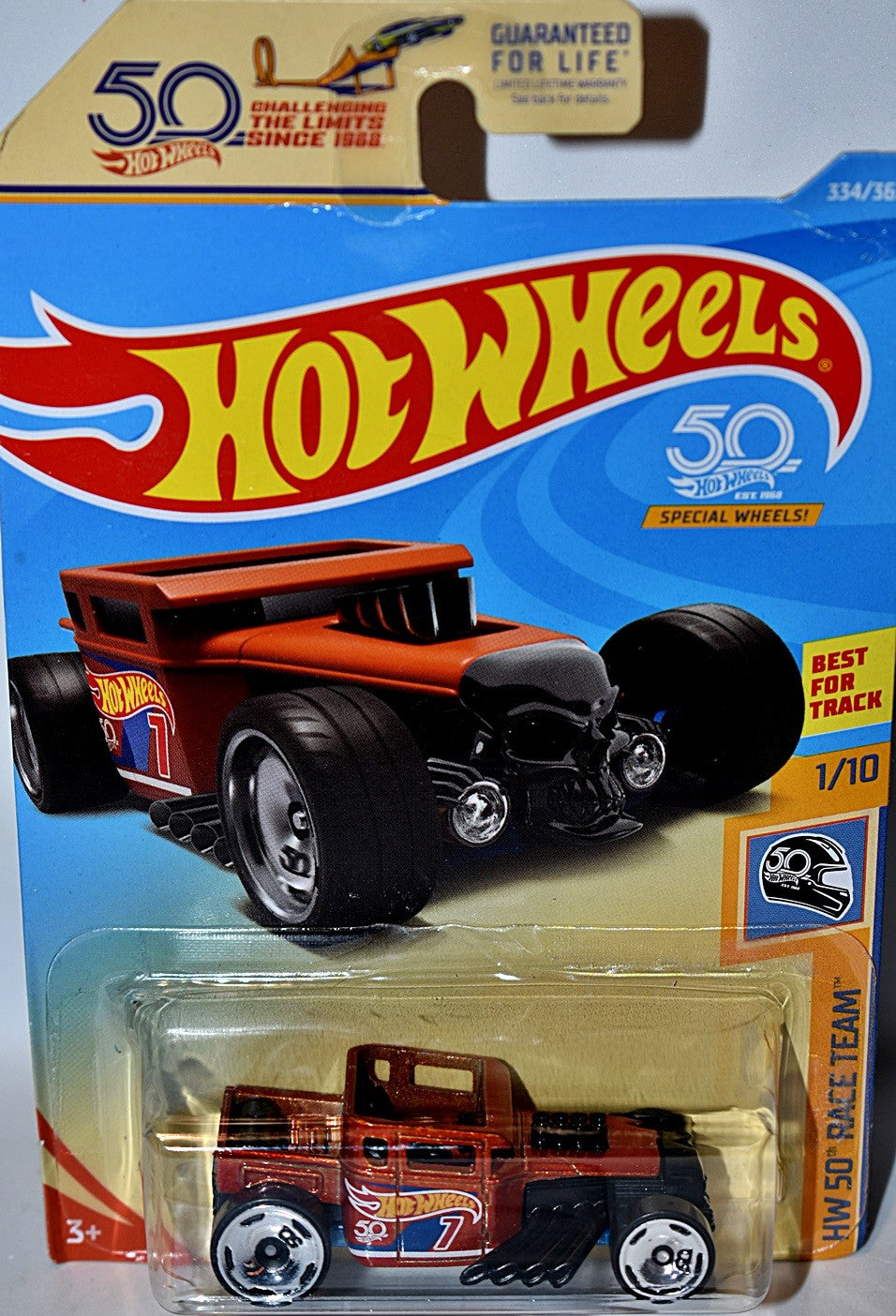 Hot Wheels 50th Anniversary Race Team - Bone Shaker Hot Rod Ford Pickup Truck