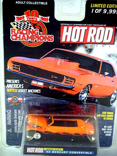 Racing Champions Hot Rod Magazine - 1950 Mercury Convertible