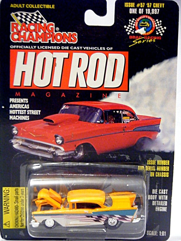 Racing Champions Hot Rod Magazine - 1957 Chevrolet Bel Air Hot Rod