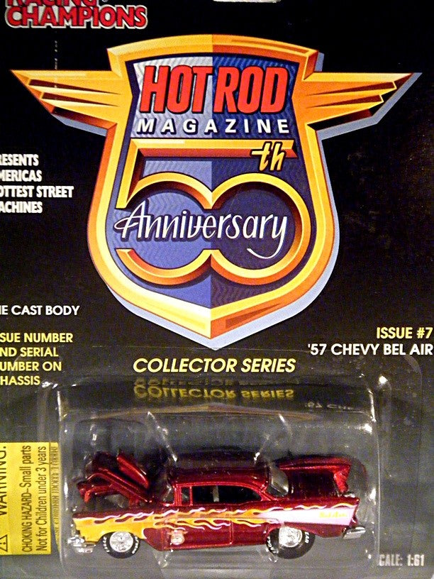Racing Champions Hot Rod Magazine - 1957 Chevrolet Bel Air Hot Rod