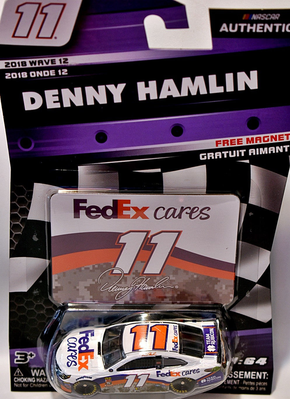 Lionel NASCAR Authentics - Denny Hamlin FEDEX Cares Toyota Camry