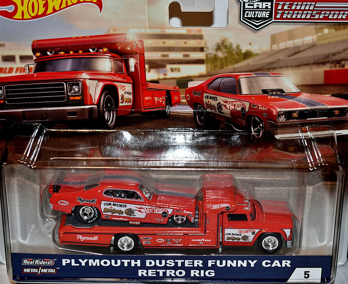 Hot Wheels Car Culture - Team Transport - The Mongoose  Tom McEwen Race Team