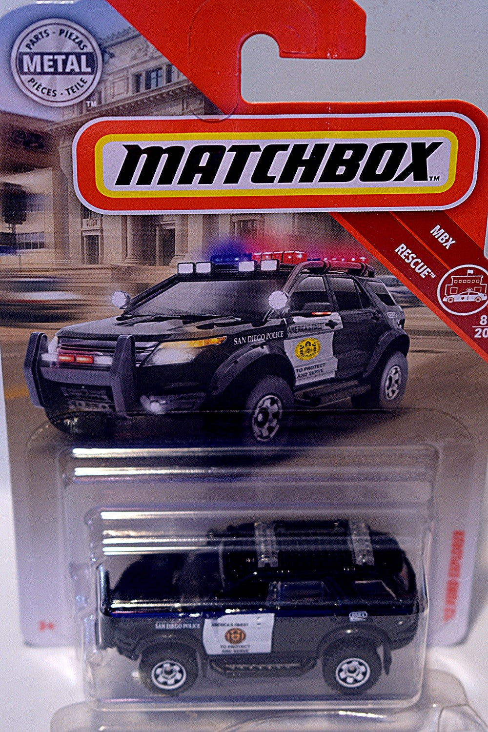 Matchbox - San Diego Police Dept Ford Explorer Patrol Truck