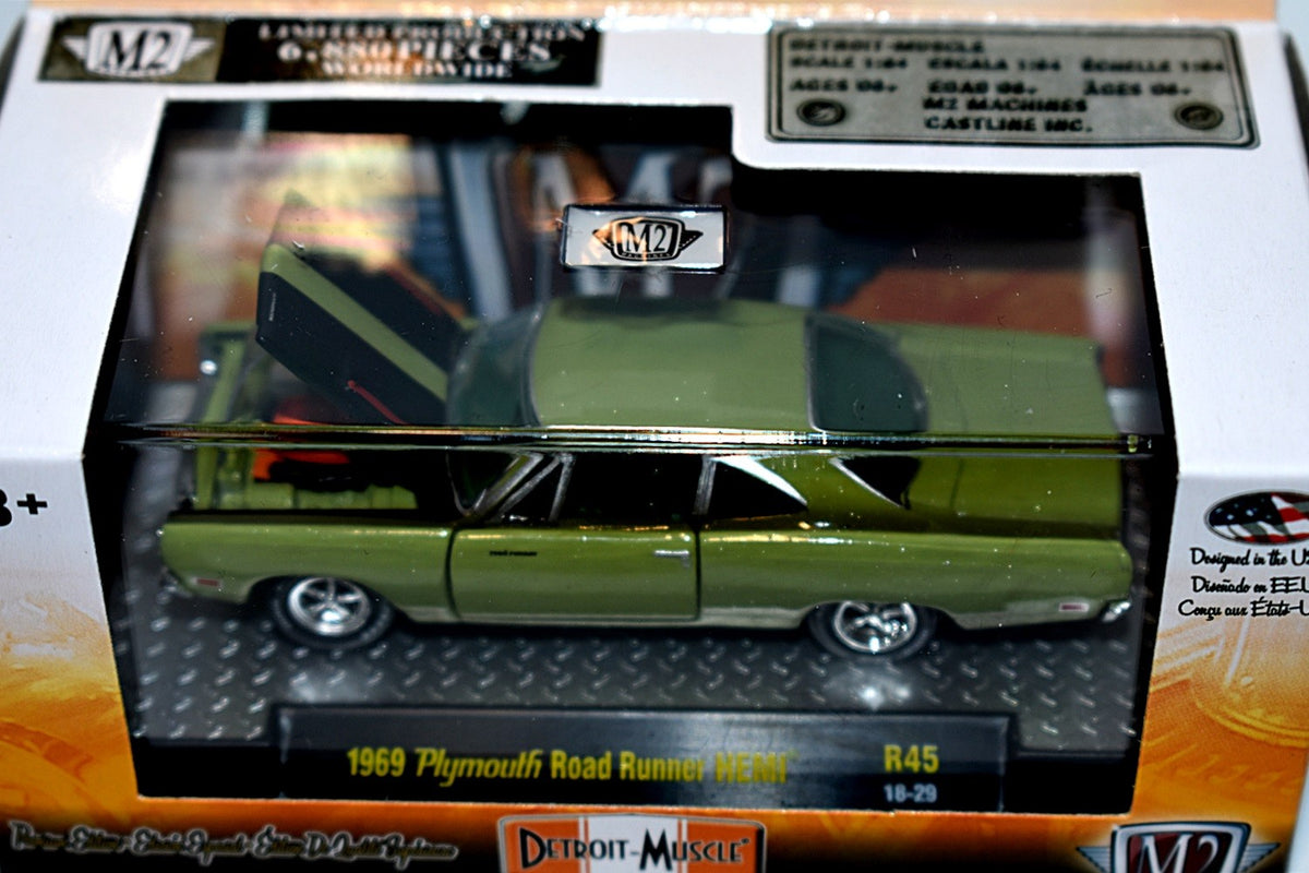 M2 Machines Detroit-Muscle 1969 Plymouth Road Runner