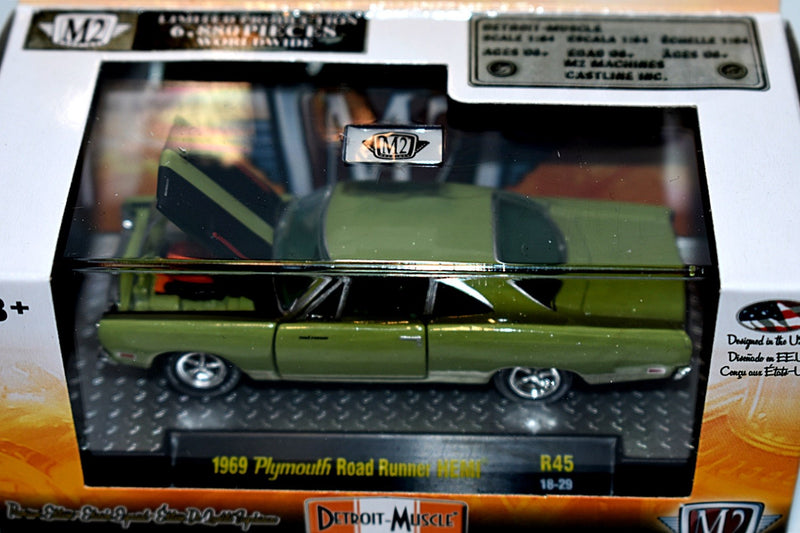 M2 Machines Detroit-Muscle 1969 Plymouth Road Runner