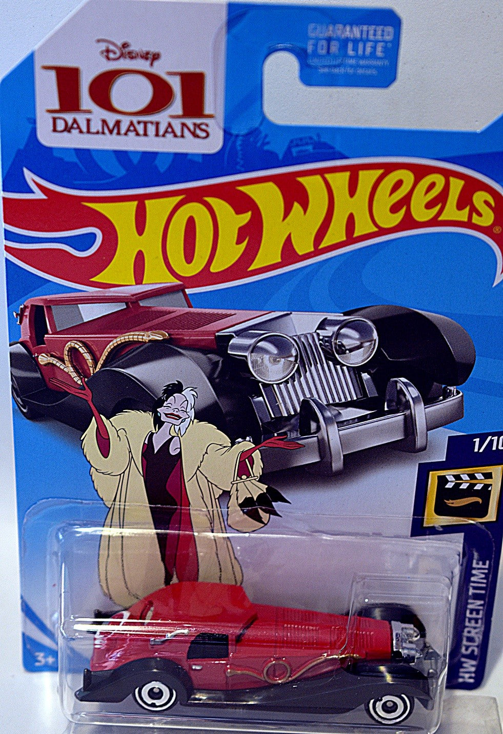 Hot Wheels - Disney 101 Dalmatians Cruella DeVil's 1930's Cadillac