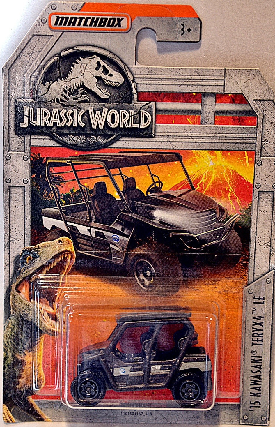 Matchbox Jurassic World - Kawasaki Teryx4 LE Side by Side
