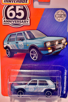 Matchbox -  Sapphire Blue 65th Anniversary Chase Vehicle - Volkswagen Golf