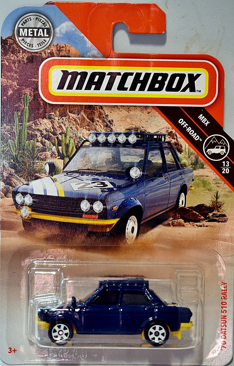Matchbox - 1970 Datsun 510 Rally Car