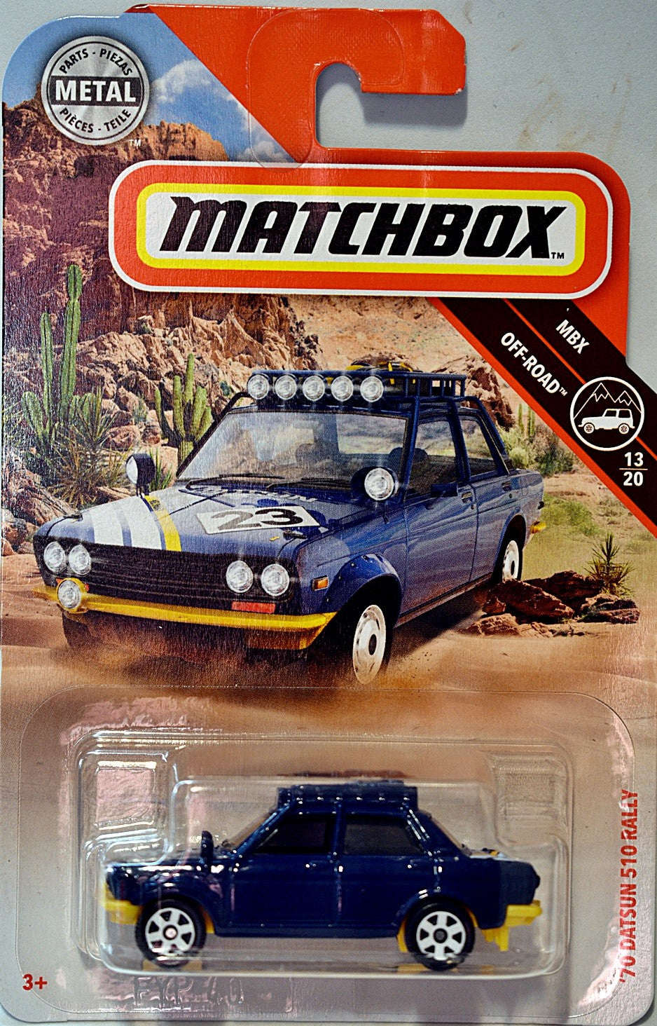 Matchbox - 1970 Datsun 510 Rally Car
