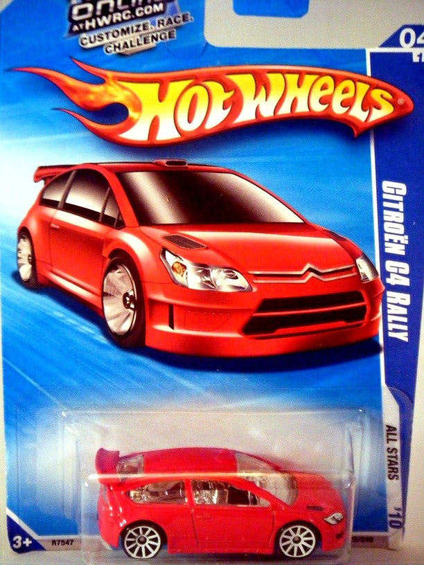 Hot Wheels Citroen C4 Rally Car