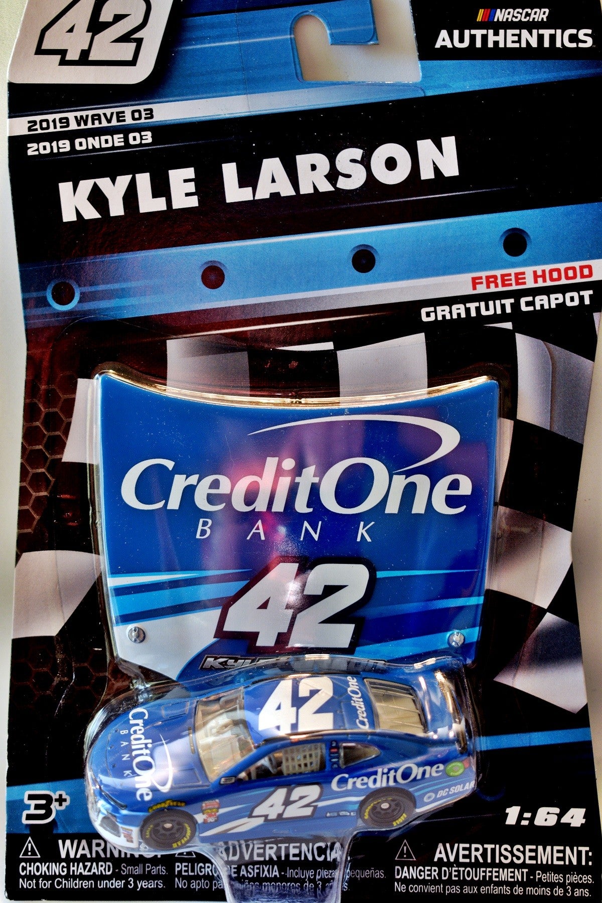 NASCAR Authentics - Kyle Larson Credit One Bank Chevrolet Camaro Stock Car