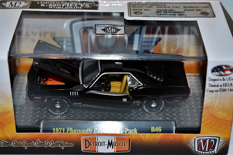 M2 Machines Detroit Muscle - 1969 Plymouth Cuda 440 6-Pack
