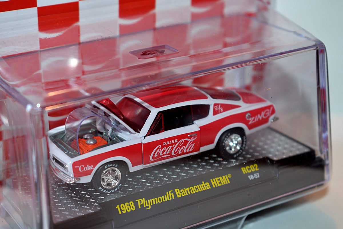 M2 Machines - Coca-Cola - 1968 Plymouth Barracuda Hemi