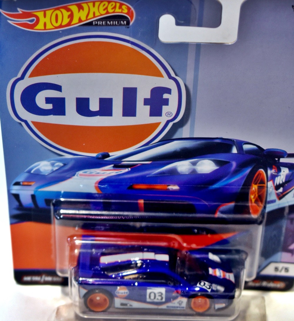 Hot Wheels Premium Gulf Racing McLaren F1 GTR