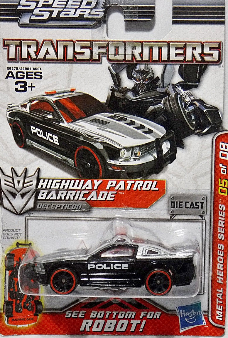 Hasbro Transformers Metal Heroes Series Ford Mustang Police Ca