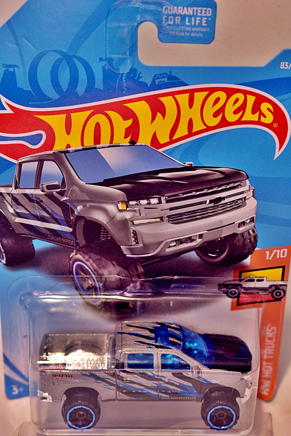Hot Wheels-  2019 Chevrolet Silverado Trail Boss LT Pickup Truck