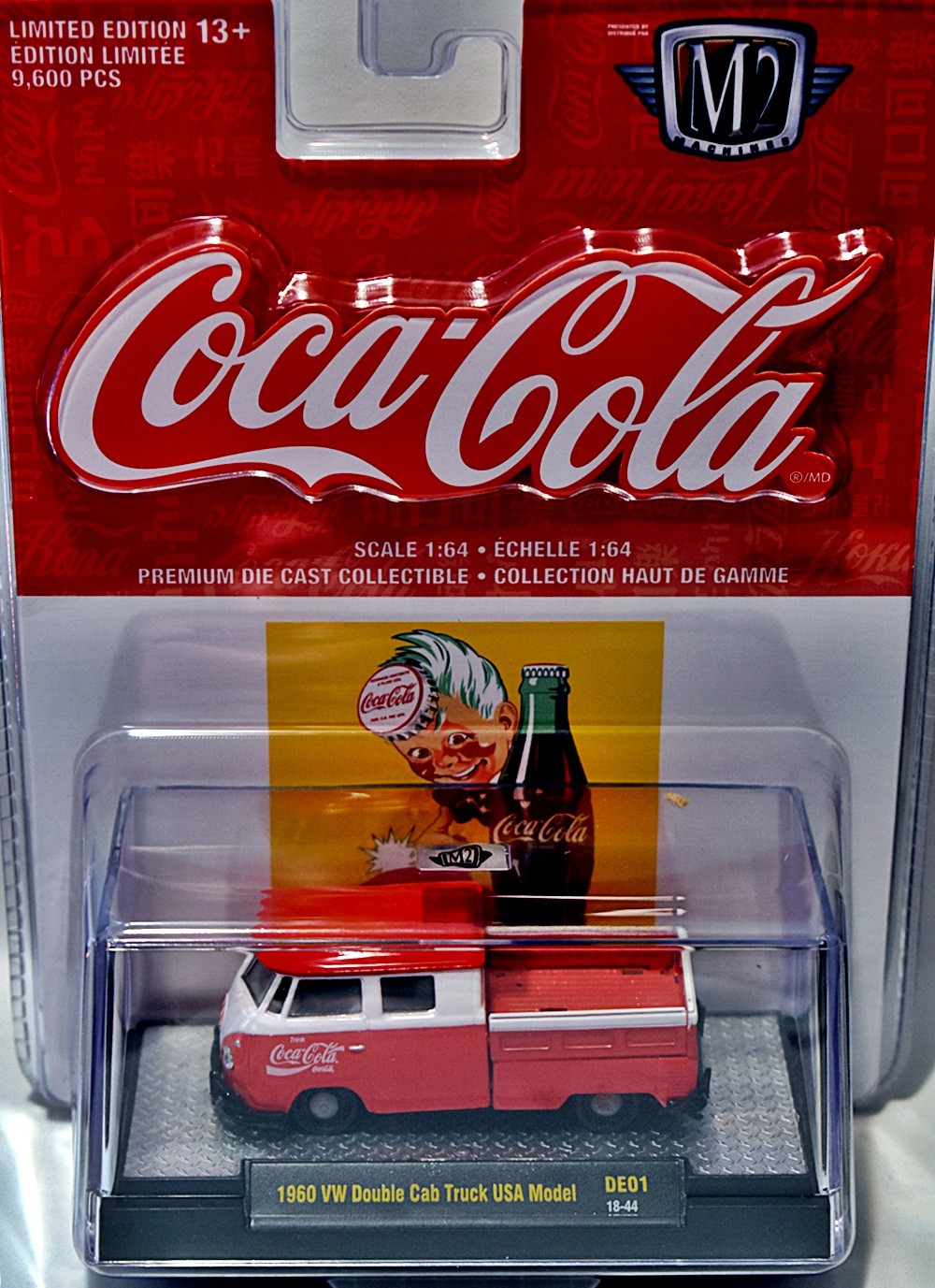 M2 Machines - Coca-Cola - 1960 Volkswagen Double Cab Pickup Truck - USA Model