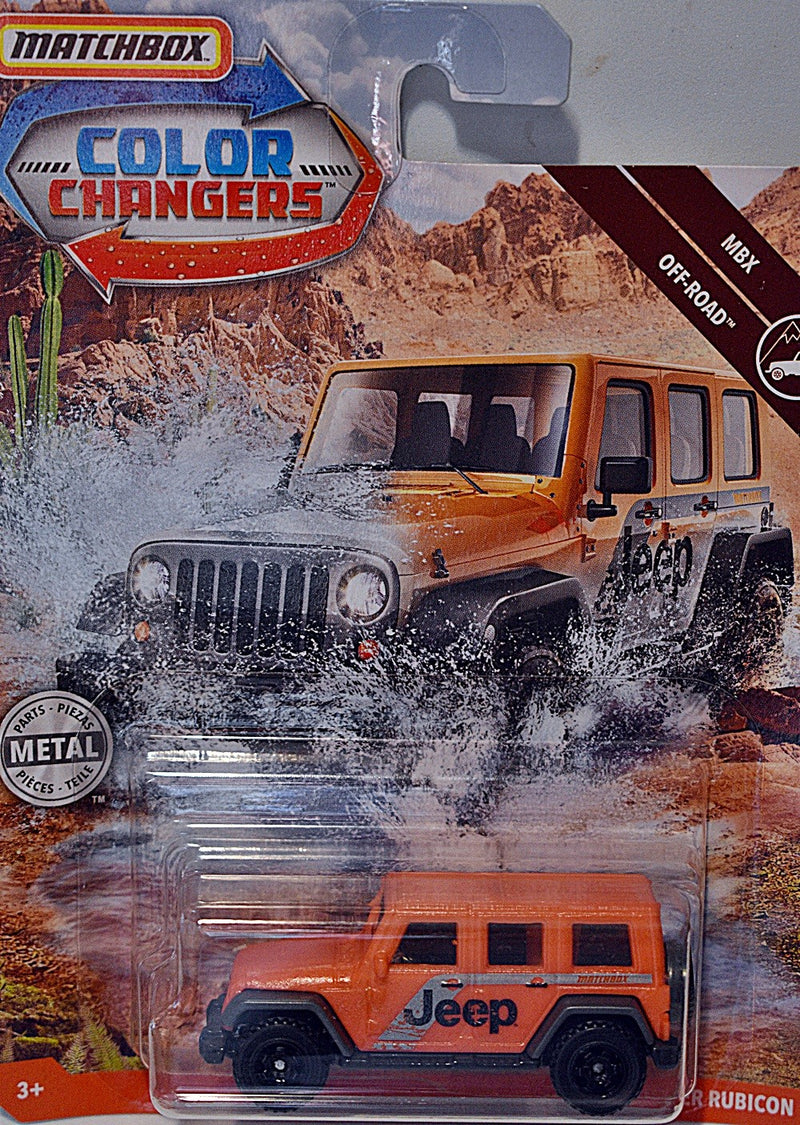 Matchbox - Color Changers - Jeep Wrangler Rubicon