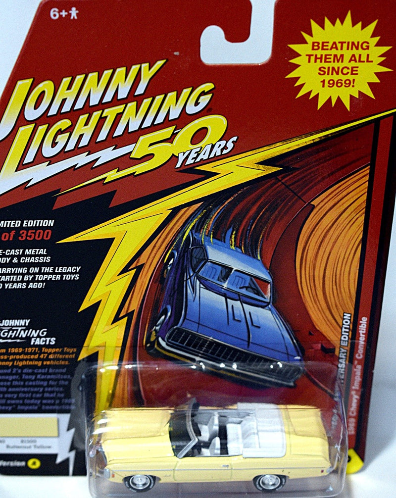 Johnny Lightning Classic Gold - 50th Anniversary - 1969 Chevrolet Impala Convertible