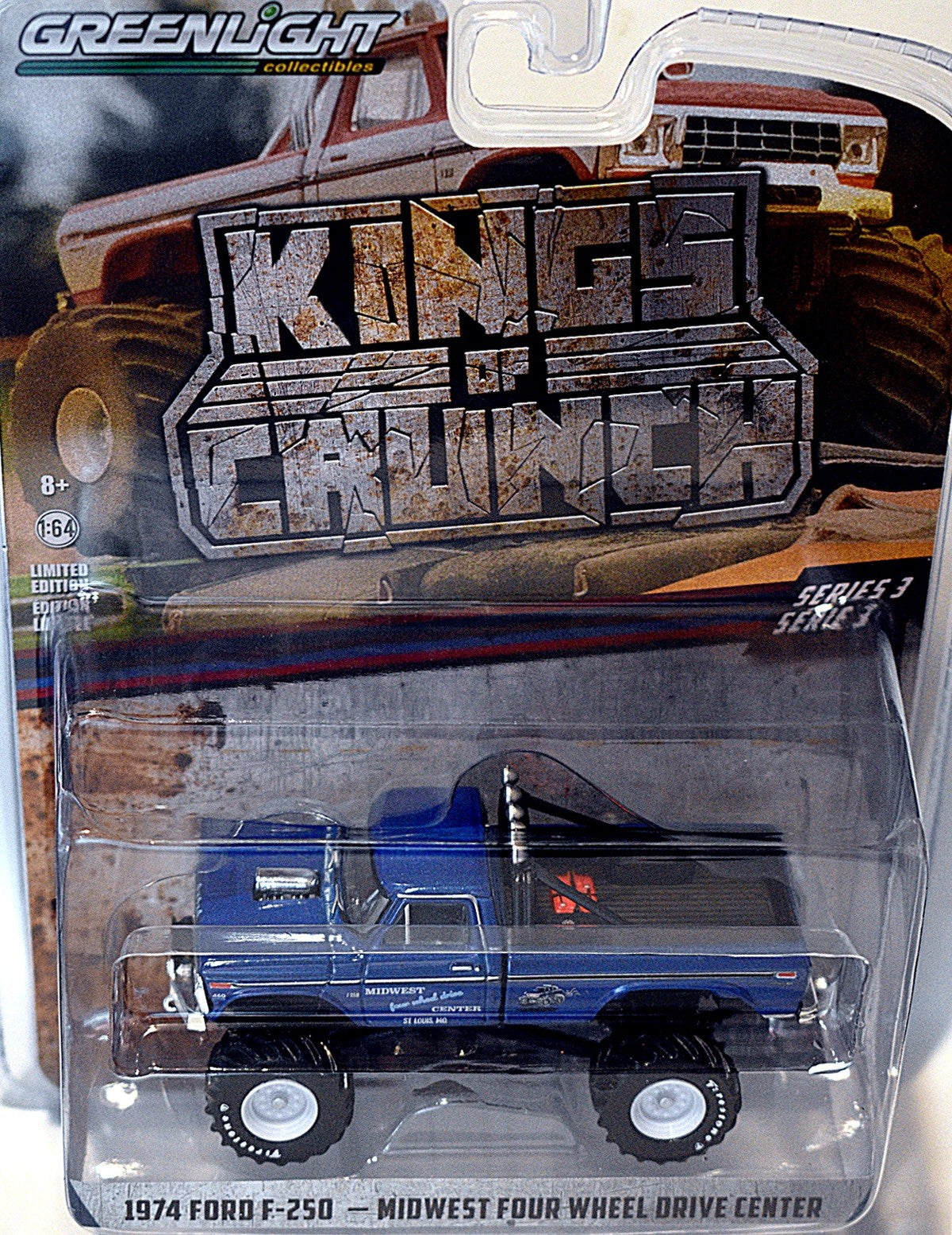 Greenlight - Kings of Krunch - 1974 Ford F-250 - Midwest Four Wheel Drive Center