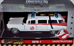 Jada Hollywood Rides - Ghostbusters Ecto-1 1959 Cadillac Ambulance