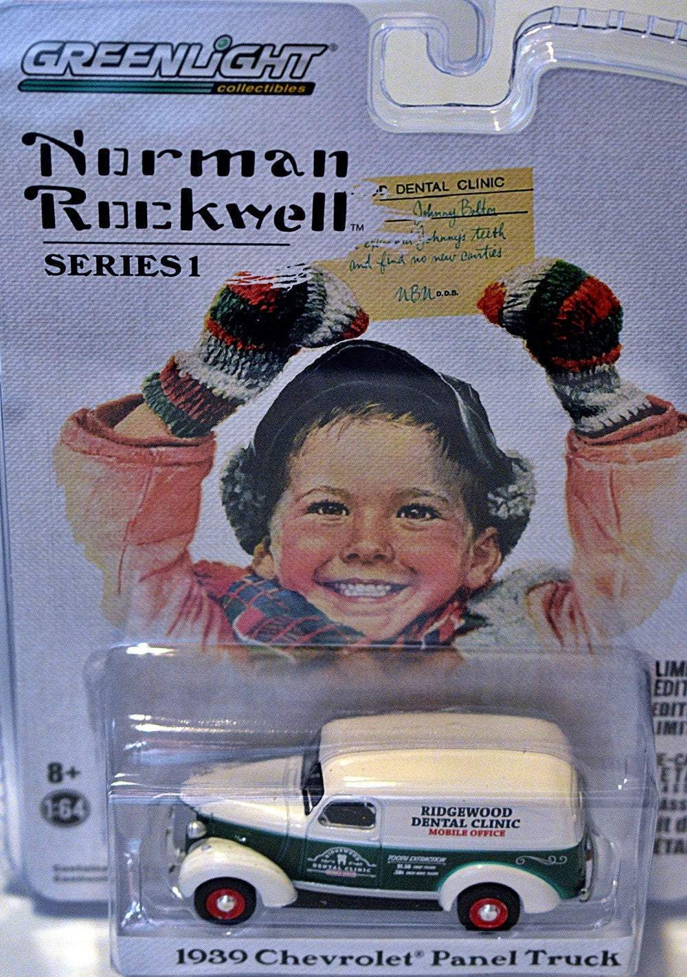 Greenlight - Norman Rockwell - 1939 Chevrolet Mobile Dental Clinic Panel Truck
