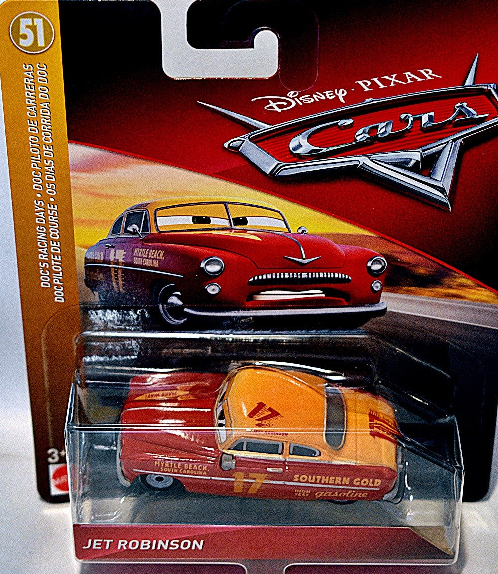Disney Cars - Piston Cup Racing Series - Jet Robinson - Buddy Baker