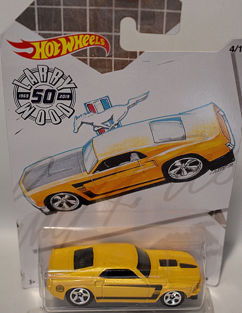 Hot Wheels Larry Wood 50th Anniversary set - 1969 Ford Mustang Boss 302