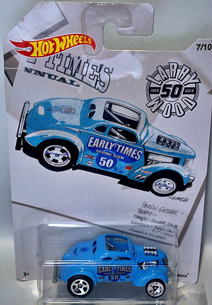 Hot Wheels Larry Wood 50th Anniversary set - Pass N Gasser - Chopped 40 Ford Gasser