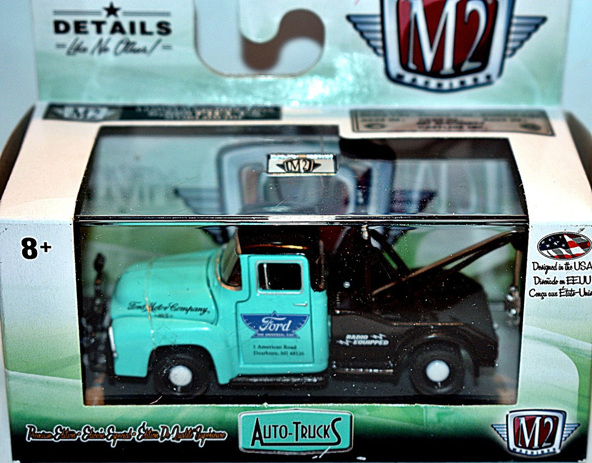 M2 Machines Auto-Trucks 1956 Ford F-100 Tow Truck