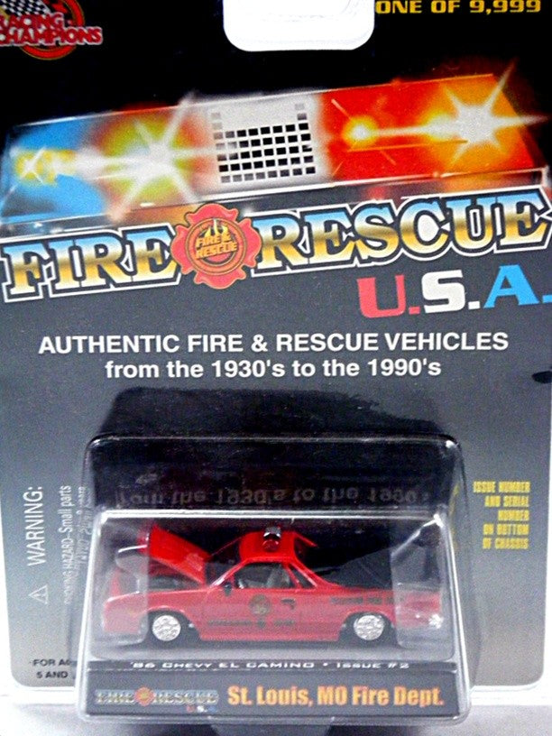 Racing Champions Fire - St Louis Fire Department Chevrolet El Camino