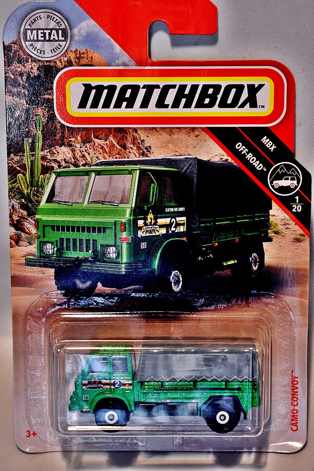 Matchbox - Camo Convoy Offroad 4x4  Delivery Truck