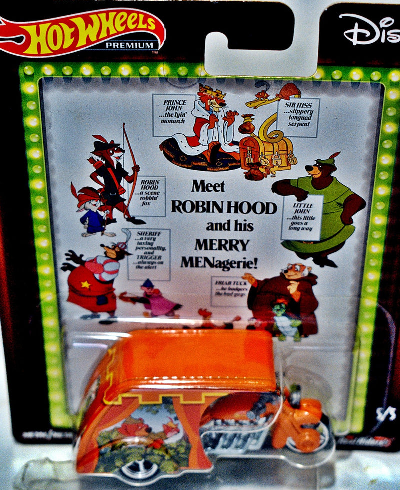 Hot Wheels  Disney - Robin Hood - 3D-Livery Hot Rod Trike Motorcycle