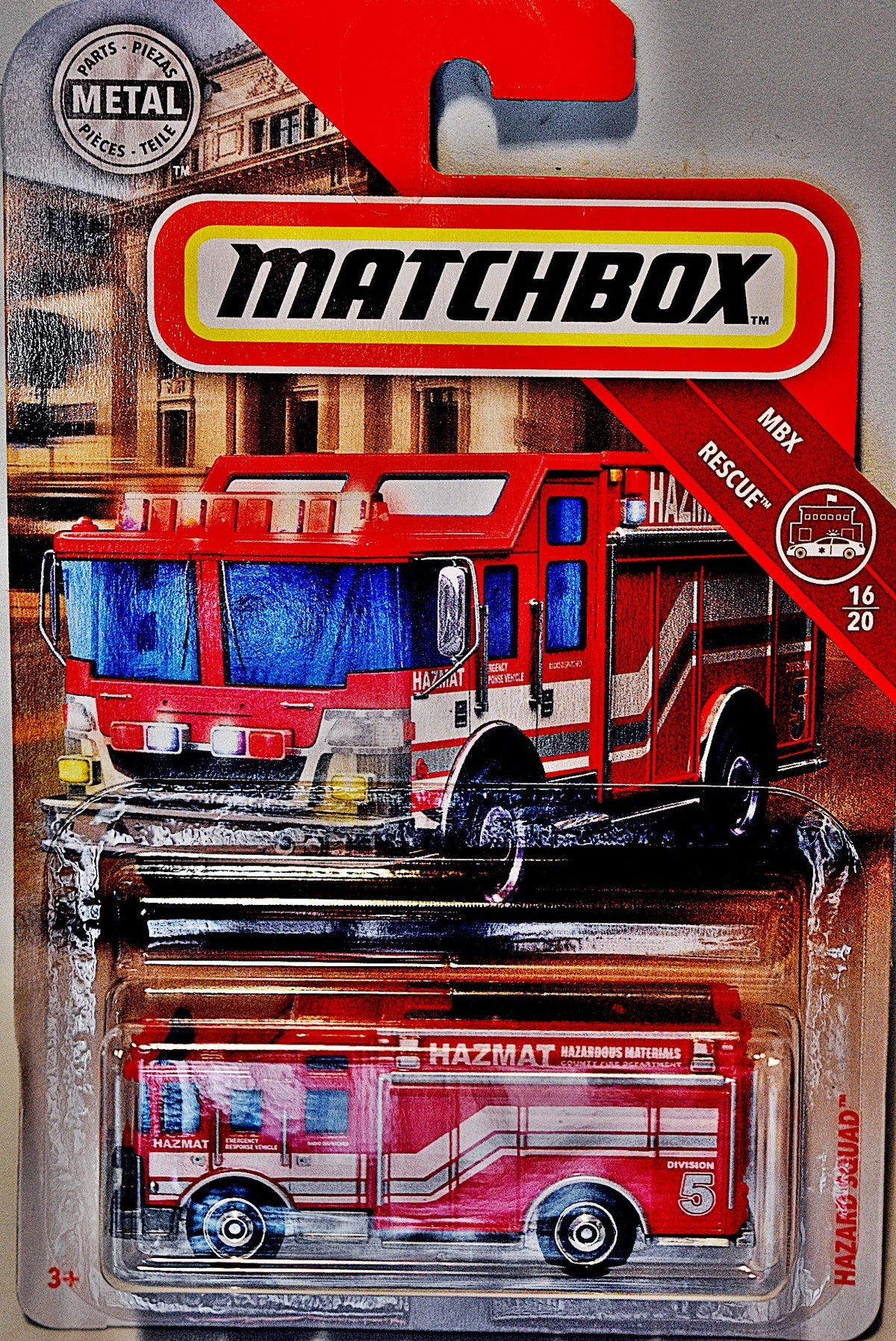 Matchbox Hazard Squad Emergency Response Fire Truck