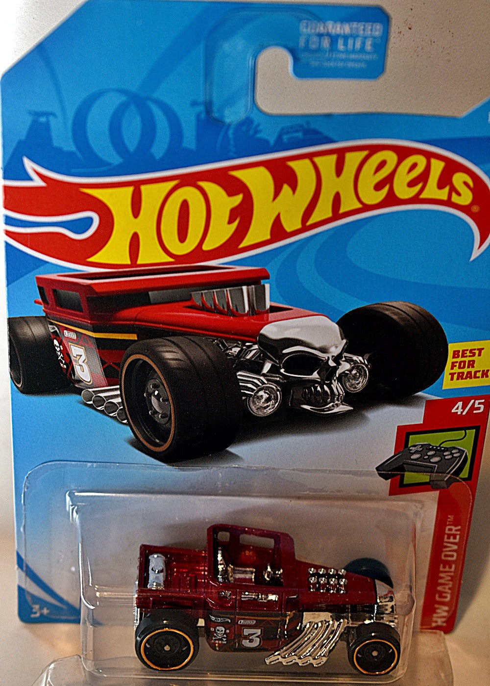Hot Wheels -  Bone Shaker - Hot Rod Ford Pickup Truck