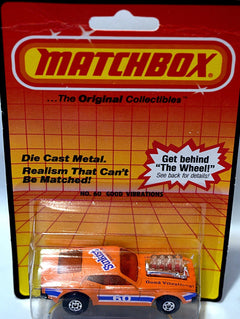 Matchbox Ford Mustang Sunkist Good Vibrations Piston Popper