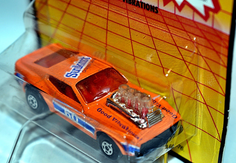 Matchbox Ford Mustang Sunkist Good Vibrations Piston Popper
