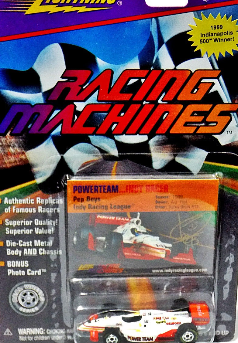 Johnny Lightning Racing Machines - Kenny Brack 1999 Indianapolis 500 Winner Race Car