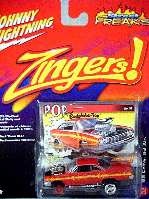 Johnny Lightning Street Freaks 1962 Chevrolet Bel Air Bubbletop